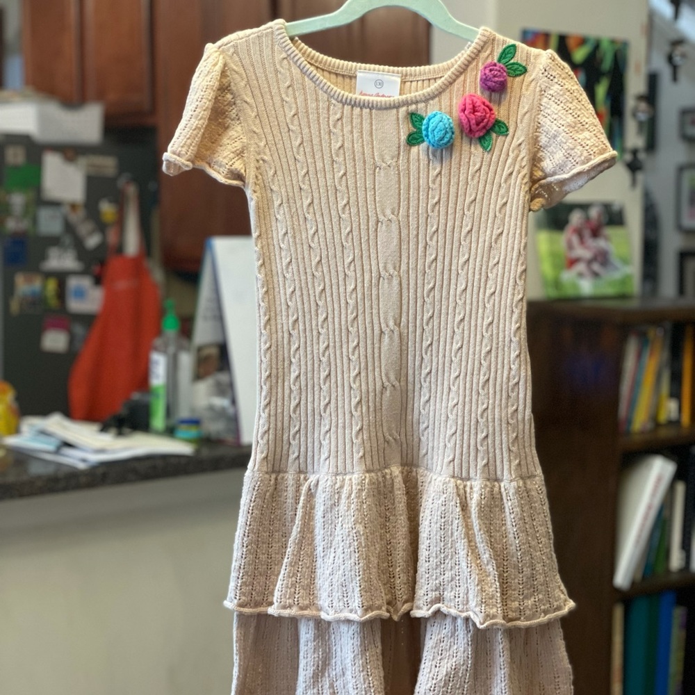 Cute cream casual Hanna Anderson dress